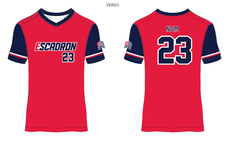 JERSEY RÉVERSIBLE BASEBALL (OBLIGATOIRE)