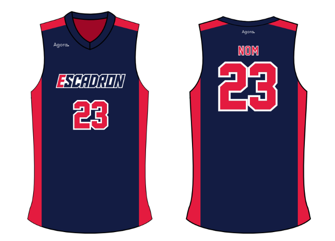 MAILLOT DE BASKETBALL RÉVERSIBLE (OBLIGATOIRE)